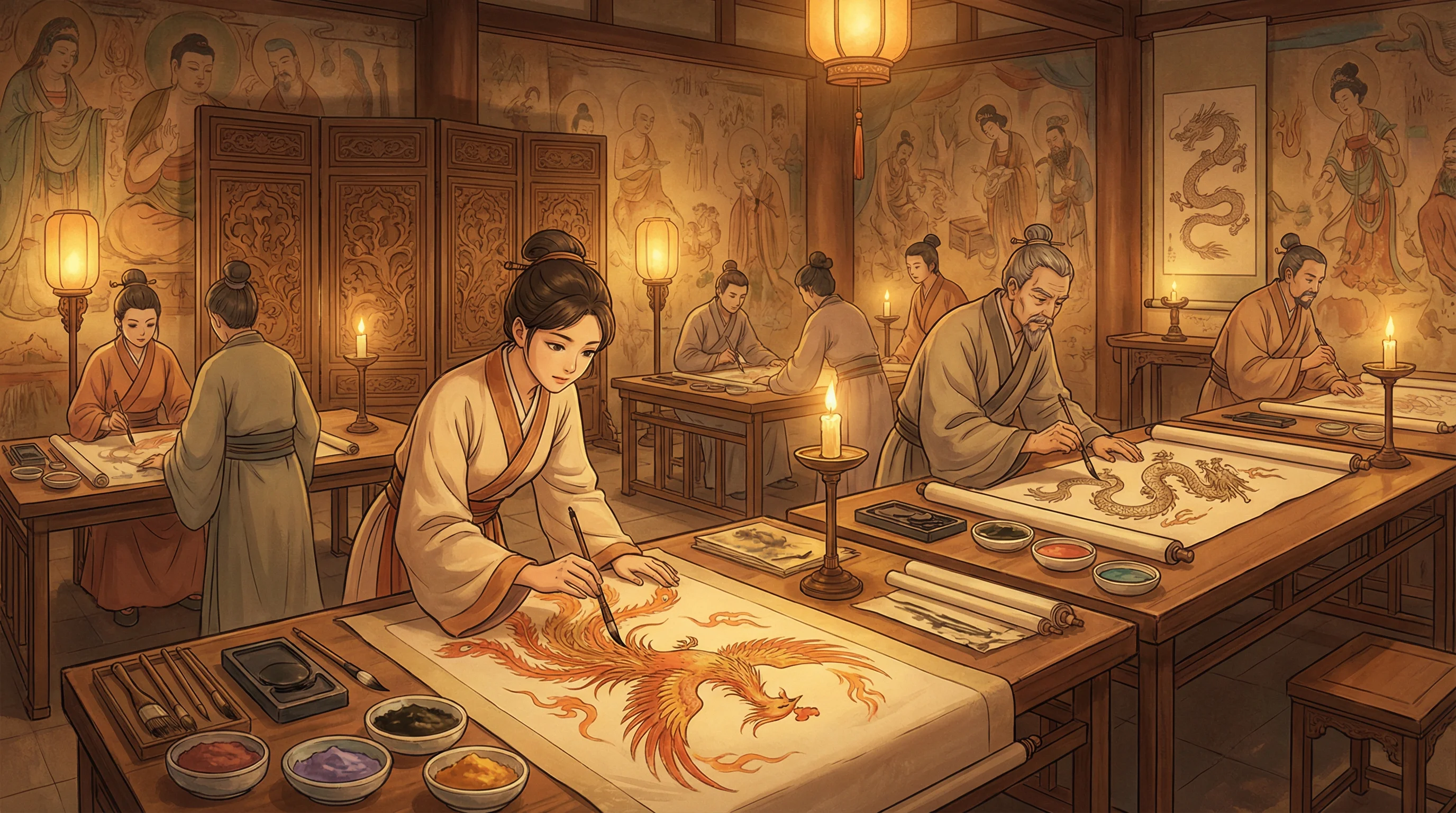 画师入驻 - 琉璃神社官网 国风动漫画师